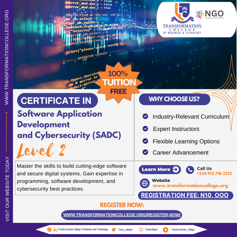 Software Application Development & Cybersecurity